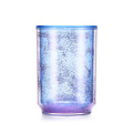 Durable Gel Ice Freezer Mugs, Drinking Glasses, Double Wall Gel Frosty Beer Mugs for Parties and Christmas Gifts with Handle